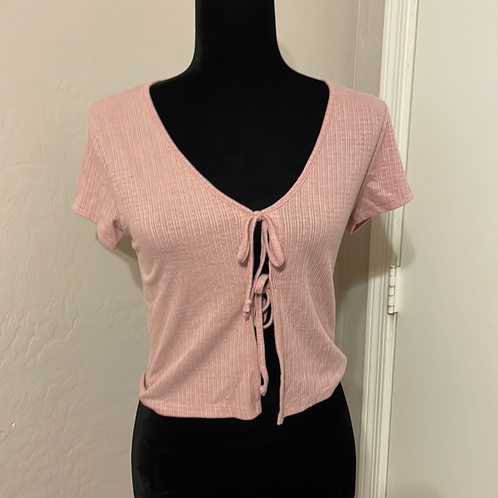 Dusty rose crop top